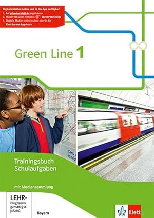 Bild des Verkufers fr Green Line 1. Trainingsbuch Schulaufgaben mit Lsungen und Audios. Ausgabe Bayern ab 2017 zum Verkauf von Smartbuy