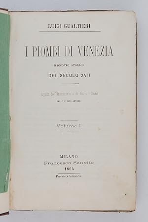 Imagen del vendedor de I Piombi di Venezia. Racconto storico del secolo XVII (Volume 1) a la venta por FABRISLIBRIS