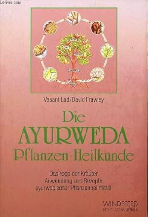 Bild des Verkufers fr Die ayurweda pflanzen-heilkunde das yoga der kruter anwendung und rezepte ayurwedischer pflanzenheilmittel. zum Verkauf von Le-Livre