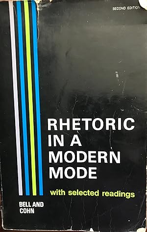 Immagine del venditore per Rhetoric in a Modern Mode with selected readings venduto da Margaret Bienert, Bookseller
