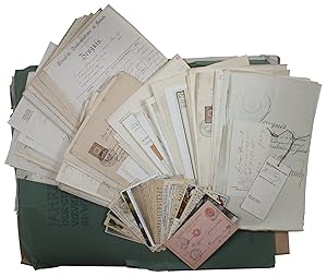 Bild des Verkufers fr Sammlung von ber 400 Lebenszeugnissen, Korrespondenzstcken, Fotografien und knstlerischen Entwrfen. zum Verkauf von Antiquariat INLIBRIS Gilhofer Nfg. GmbH