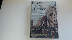 Image du vendeur pour Boswell for the defence, 1769-1774 / edited by William K. Wimsatt, Jr., and Frederick A. Pottle mis en vente par Goldstone Rare Books