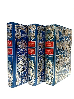 Imagen del vendedor de 1. PRIMER DIARIO DE A BORDO DE CRISTOBAL COLON, segn resumen del Padre Bartolom de las Casas y Martn Fdez. Navarrete. Con el manuscrito fasmil de las Casas; Prtico de G. Maran. 2. RELACIONES DE VIAJE 1.493-1.504 DE CRISTOBAL COLON. 3. VIDA Y DOCUMENTOS DE CRISTOBAL COLON / Los tres con estudio preliminar de Michel Lequenne con la colaboracin de Soledad Estorach. [3 TOMOS] a la venta por Librera Miguel Miranda