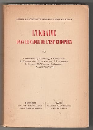 Imagen del vendedor de L'Ukraine dans le cadre de l'est europen a la venta por Biblioteca de Babel