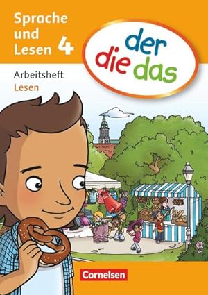 Seller image for der die das 4. Schuljahr. Arbeitsheft Lesen : Sprache und Lesen for sale by Smartbuy