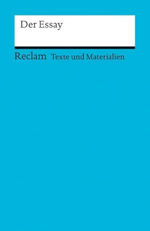 Seller image for Der Essay : Texte und Materialien fr den Unterricht for sale by Smartbuy