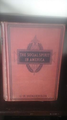 Seller image for The Social Spirit in America for sale by Stone Soup Books Inc