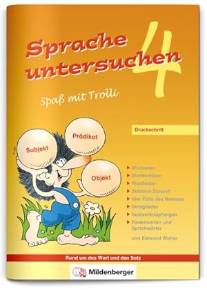 Bild des Verkufers fr Sprache untersuchen-Spa mit Trolli 4 : Druckschrift zum Verkauf von Smartbuy