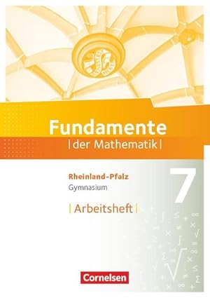 Bild des Verkufers fr Fundamente der Mathematik 7. Schuljahr - Rheinland-Pfalz - Arbeitsheft mit Lsungen zum Verkauf von Smartbuy