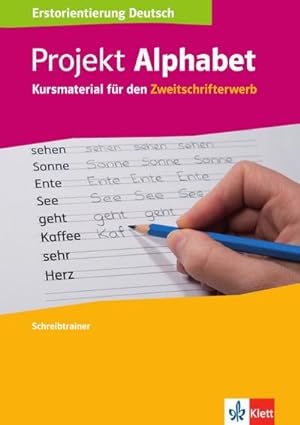 Imagen del vendedor de Projekt Alphabet. Schreibtrainer : Kursmaterial fr den Zweitschrifterwerb a la venta por Smartbuy