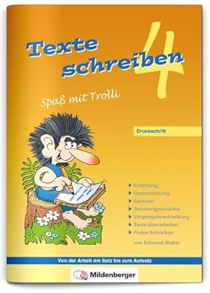 Imagen del vendedor de Texte schreiben - Spa mit Trolli 4, Druckschrift : Arbeitsheft a la venta por Smartbuy