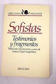 Seller image for SOFISTAS. TESTIMONIOS Y FRAGMENTOS for sale by Antrtica