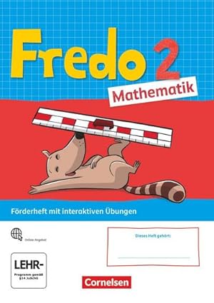 Image du vendeur pour Fredo Mathematik 2. Schuljahr. Ausgabe A - Frderheft mit interaktiven bungen online : Mit Stickerbogen mis en vente par Smartbuy