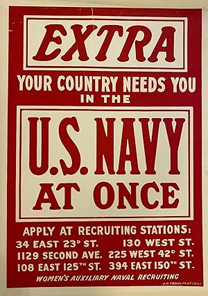 EXTRA Your Country Needs You In The U.S. Navy At Once