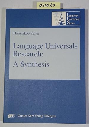 Seller image for Language Universals Research: A Synthesis. Language Universals Series, Volume 8 for sale by Antiquariat Trger