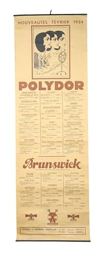 Nouveautés février 1934. Polydor".