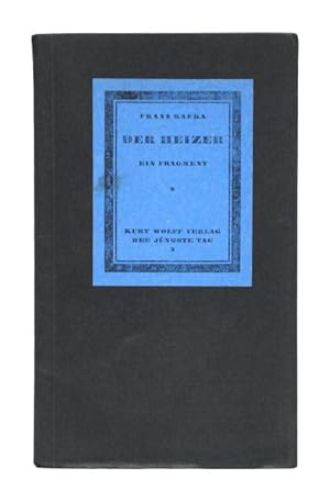 Bild des Verkufers fr Der Heizer. Ein Fragment. (3. Auflage). (= Der jngste Tag, Bd. 3). zum Verkauf von Versandantiquariat Wolfgang Friebes