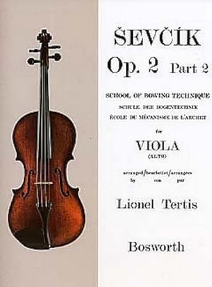 Bild des Verkufers fr Sevcik for Viola: Op. 2, Part 2: School of Bowing Technique zum Verkauf von Smartbuy