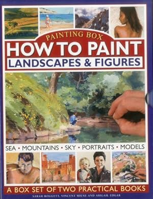 Seller image for How To Paint: Landscapes & Figures: A Painting Box Set of Two Hardback Books by Hoggett, Sarah, Milne, Vincent, Edgar, Abigail [Hardcover ] for sale by booksXpress
