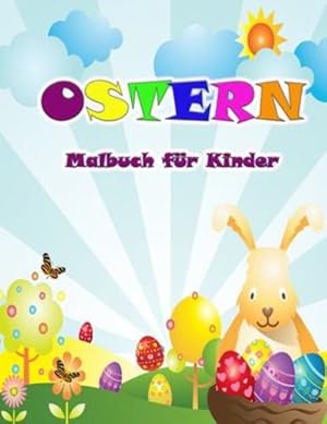 Imagen del vendedor de Oster-Malbuch f ¼r Kinder: Hier kommt der Hase mit sch ¶nen Ostern F ¤rbung Bilder f ¼r Kinder (German Edition) [Soft Cover ] a la venta por booksXpress