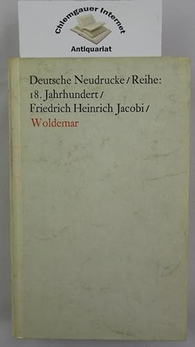 Bild des Verkufers fr Woldemar. Faksimiledruck nach der Ausgabe von 1779. Mit einem Nachwort von Heinz Nicolai. zum Verkauf von Chiemgauer Internet Antiquariat GbR