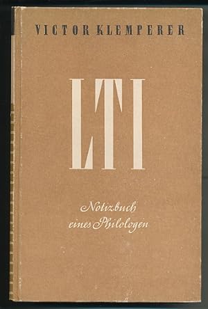 LTI. Notizbuch eines Philologen.