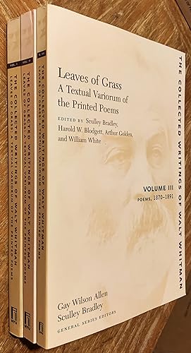Leaves of Grass, a Textual Variorum of the Printed Poems; Volumes I - III, 1855 - 1891