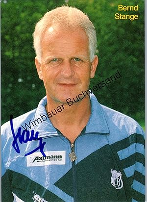 Bild des Verkufers fr Original Autogramm Bernd Stange VfB /// Autograph signiert signed signee zum Verkauf von Antiquariat im Kaiserviertel | Wimbauer Buchversand