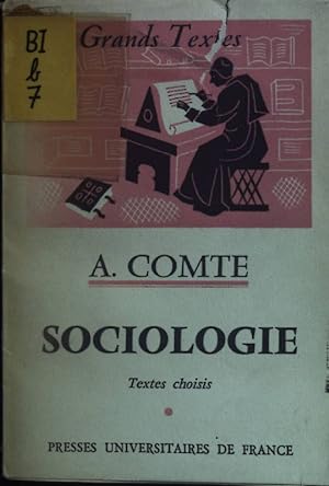 Seller image for Auguste Comte Sociologie. for sale by books4less (Versandantiquariat Petra Gros GmbH & Co. KG)
