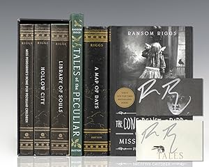 Image du vendeur pour The Miss Peregrine Series Including: Miss Peregrine's Home for Peculiar Children, Hollow City, Library of Souls, Tales of the Peculiar, Map of Days, The Conference of the Birds. mis en vente par Raptis Rare Books