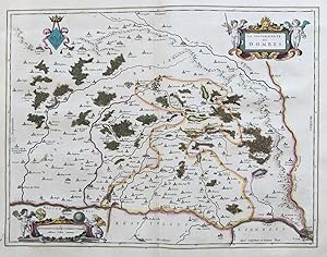 Bild des Verkufers fr La Souverainete de Dombes" - Villars-les-Dombes Bourg-en-Bresse Lyon Macon Viriat Pont-d'Ain Auvergne France Frankreich map carte zum Verkauf von Antiquariat Steffen Vlkel GmbH