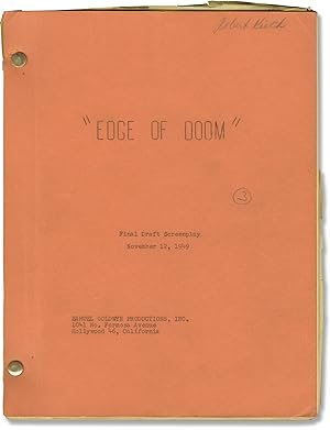 Bild des Verkufers fr Edge of Doom (Original screenplay for the 1950 film noir) zum Verkauf von Royal Books, Inc., ABAA