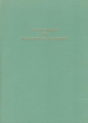 Image du vendeur pour Festschrift fr Waldemar Haberey mis en vente par Librairie Archaion