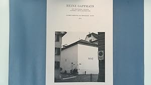 Imagen del vendedor de Heinz Gappmayr. Auf der Flche im Raum ; [Galerie Dorothea van der Koelen, Mainz; Ausstellung vom 7. Oktober bis 15. Dezember 2000] = paintings + art-in-architecture. a la venta por Antiquariat Bookfarm