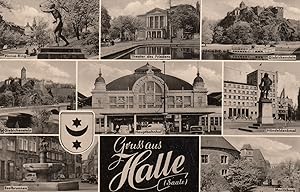 Postkarte - Gruss aus Halle (Saale)