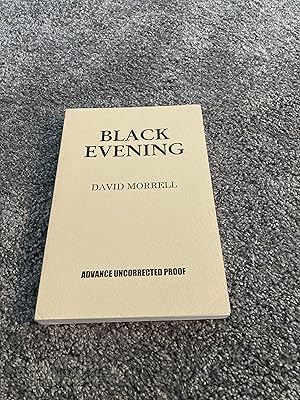 Seller image for BLACK EVENING: SIGNED CD UNCORRECTED PROOF for sale by Books for Collectors