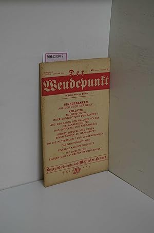 Seller image for Der Wendepunkt im Leben und im Leiden XX. Jahrgang, Nr. 2, Januar 1943 for sale by ralfs-buecherkiste