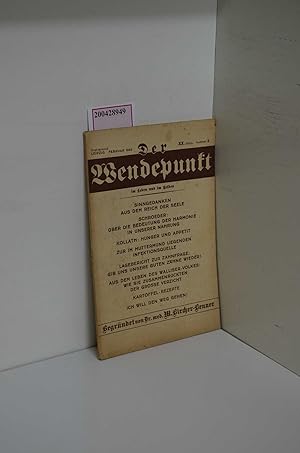 Seller image for Der Wendepunkt im Leben und im Leiden XX. Jahrgang, Nr. 3, Februar 1943 for sale by ralfs-buecherkiste