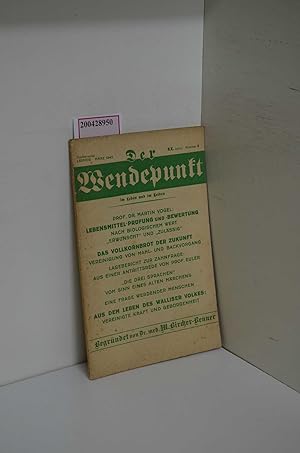 Seller image for Der Wendepunkt im Leben und im Leiden XX. Jahrgang, Nr. 4, Mrz 1943 for sale by ralfs-buecherkiste
