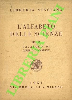 L'alfabeto delle scienze. Catalogo di libri d'occasione.