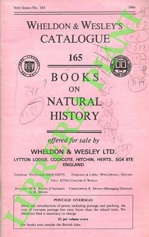 Books on Natural History. (Cataloghi di vendita).