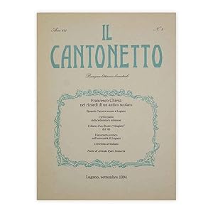 Il Cantonetto - Lugano, Settembre 1994 - Numero 2 Anno XLI