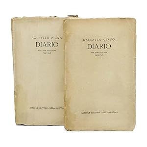 Galeazzo Ciano - Diario -2 volumi