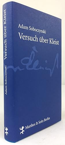 Bild des Verkufers fr Versuch ber Kleist. Die Kunst des Geheimnisses um 1800. zum Verkauf von Antiquariat Heiner Henke