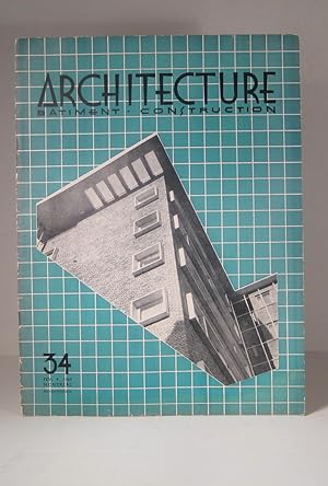 Architecture. Bâtiment. Construction. Numéro 34 : Février 1949. Appartements