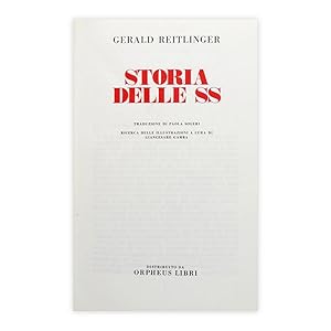 Gerald Reitlinger - Storia delle SS