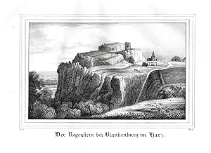 Seller image for Der Regenstein bei Blankenburg im Harz. for sale by Antiquariat Martin Barbian & Grund GbR