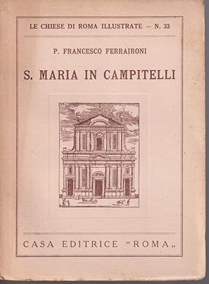 Seller image for S. Maria in Campitelli for sale by Libreria Tara