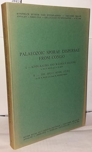 Seller image for Palaeozoic sporae dispersae from Congo I. Kindu-Kalima and Walikale regions II. The Epulu River (Ituri) for sale by Librairie Albert-Etienne