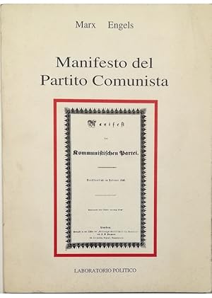 Bild des Verkufers fr Manifesto del Partito Comunista zum Verkauf von Libreria Tara